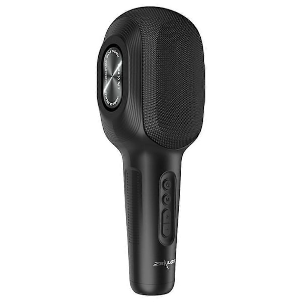 ZEALOT S58 Trådlös Bluetooth Karaoke Mikrofon Uppladdningsbar Hem KTV Party Handhållen Mikrofon Högtalare - Black