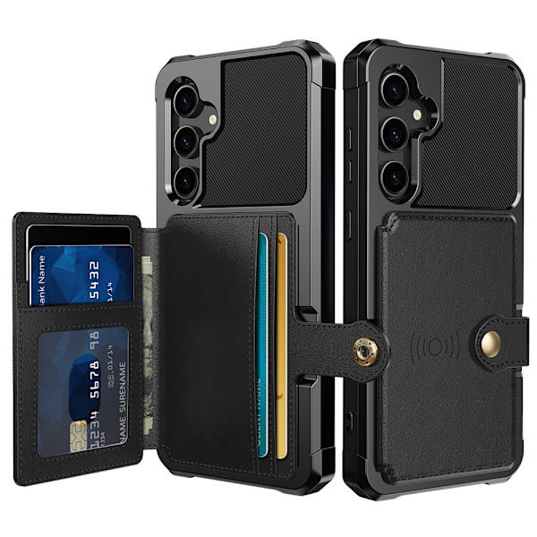 Multifunktionelt etui Samsung Galaxy S23 FE sort