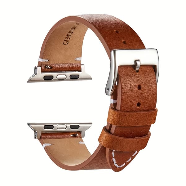 Ægte læderrem, Apple Watch, flere størrelser language 38\/40\/41\/S10-42MM
