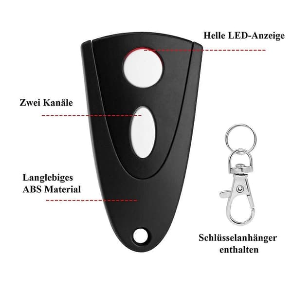 Garage Door Opener for Tormatic Remote Control (White Key) CJY 21 21 Plastic