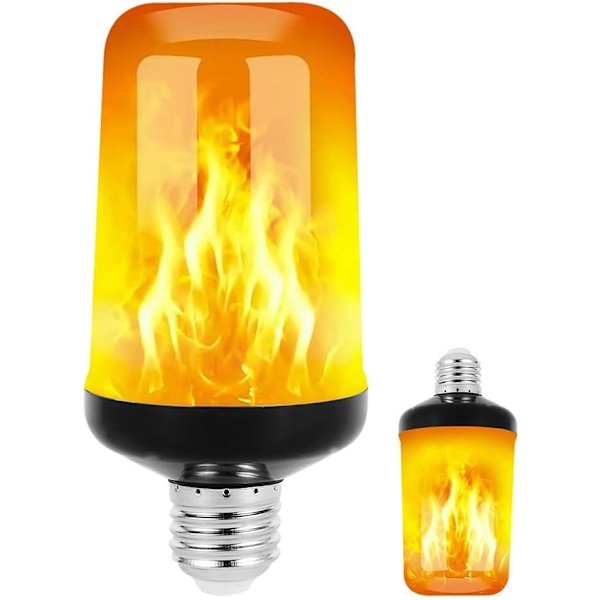 LED Flammelys, Flammelys for Party, Omvendt Effekt, Energibesparende Flammelys, For Innendørs/Utendørs Bruk (4-pakning) B22 4pcs