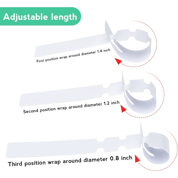 Hengende hagemerker, plastmerker 200PCS