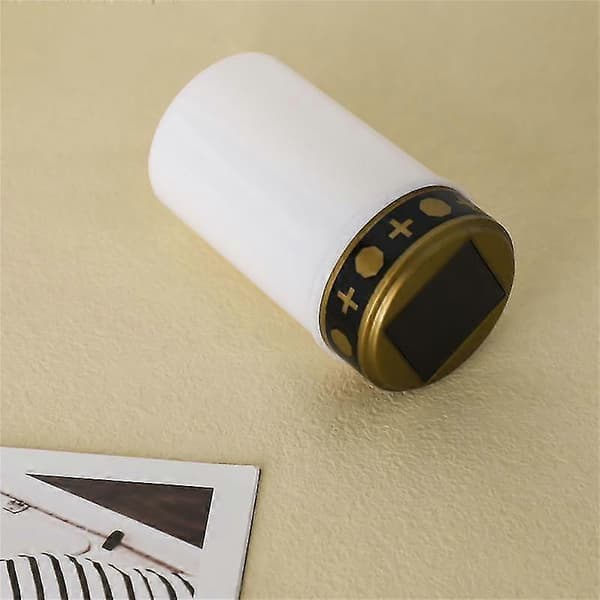 Kirkegård Solar Gravlys med LED-belysning - Hvid Gravlys (1 stk) white