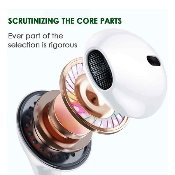 APPLE Earpods (In-Ear - Mikrofon - Brusreducering - Vit)