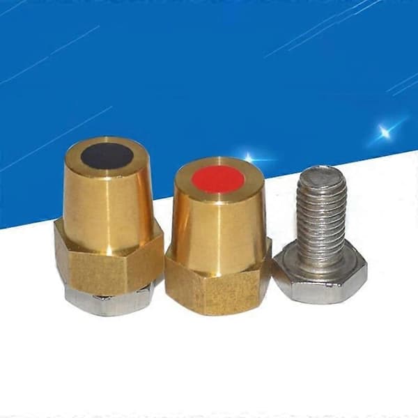 U90C 2 stk. bil universal batteri ren kobber terminal klemme stik M10 M6 M8 stud