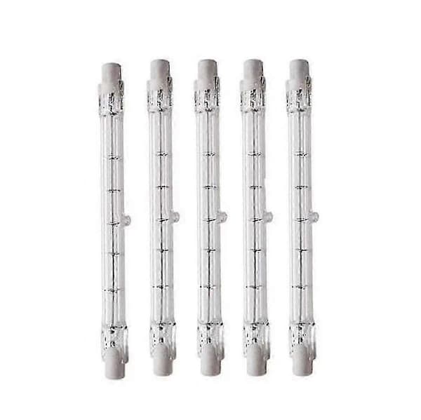 5 stk 1000W Halogen R7S Lineær Flomlys Sikkerhetslyspærer J189 Energibesparende