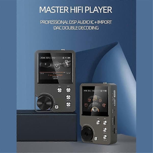 Uusi Hifi Mp3-soitin häviötön Dsd teräväpiirto digitaalinen audiosoitin urheilu laajennettavissa jopa 256