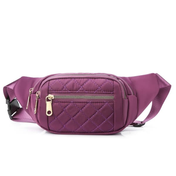 Rutig midjeväska LILA purple