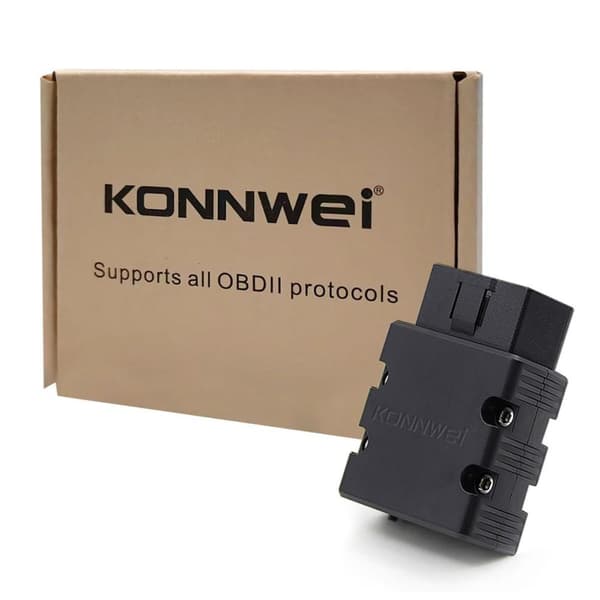 KONNWEI Bluetooth ELM327 OBD2 IOS Android Diagnostikkverktøy Basin Plugs Splash Guards