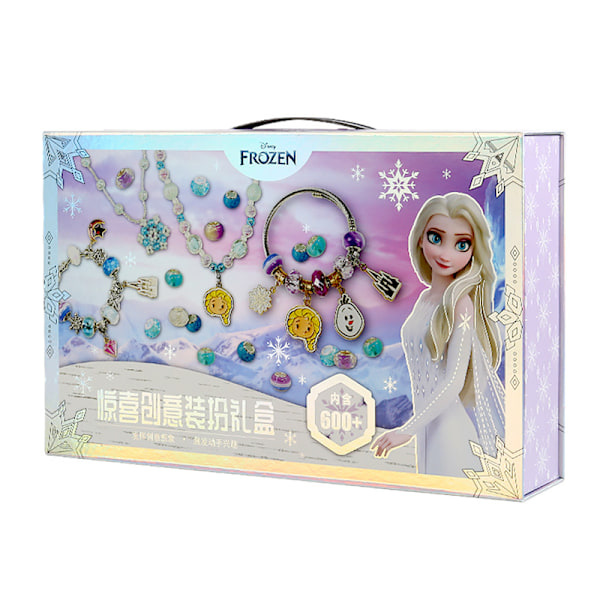 Adventskalender Set Presentask Princess Armband Smycken Barn DIY Pärlor Leksaker