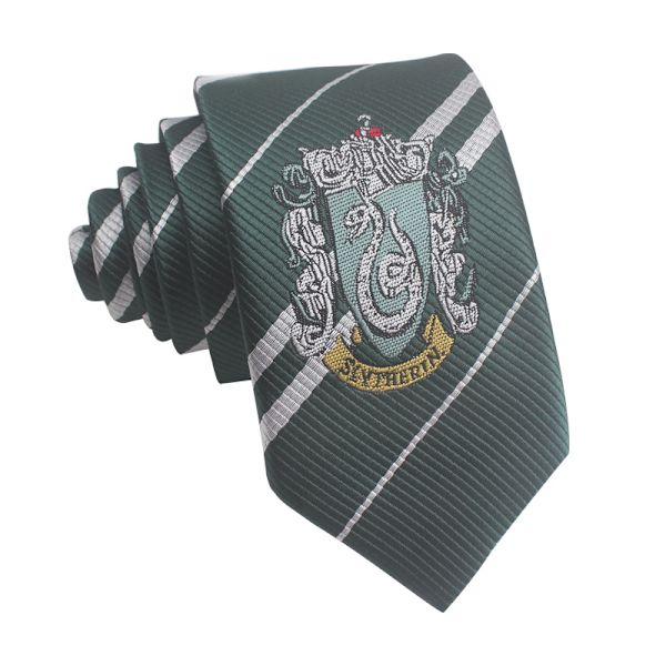 Hogwarts Polyester Slips 2-pack (Ingen slips + Hand slips) College Badge green