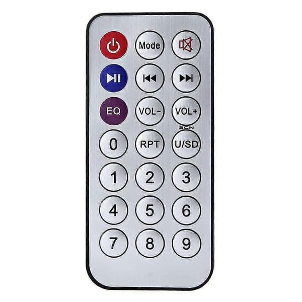 HY502S FM MP3 Audio Højttaler Bil Bluetooth Stereo til Forstærker Afspiller Rød/Blå