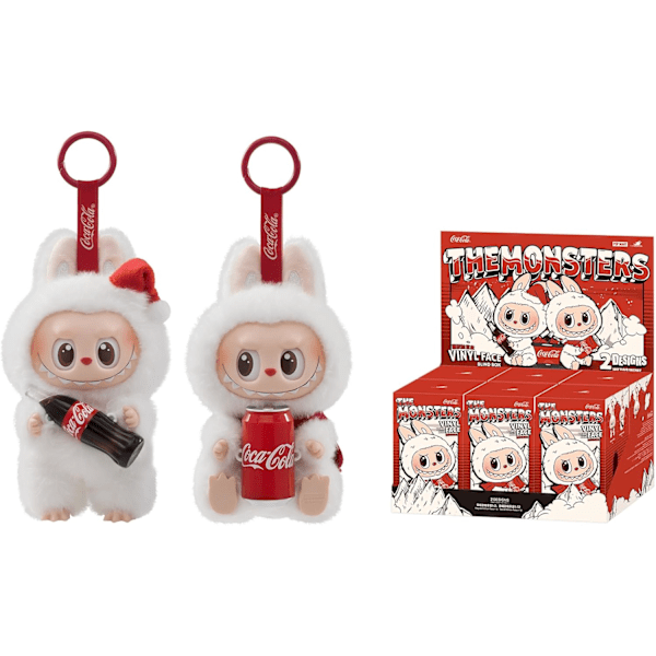 1-pack POPMART The Monsters Labubu Coca-Cola Plysch Överraskningsbox_qqx A A cola