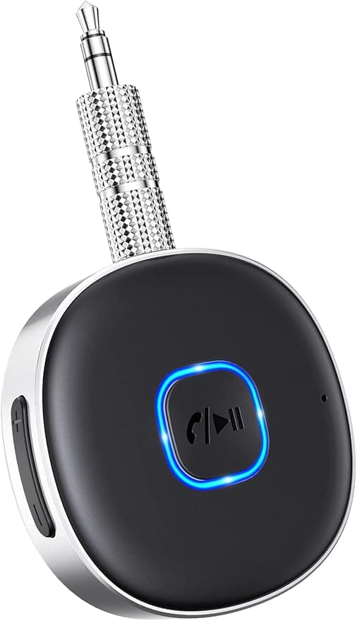 Bluetooth AUX-sovitin autoon, sopii kotistereoihin/kaiuttimiin/kaapeleihin