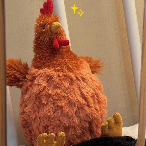 Cecil Kyckling Plyschleksak 23cm Söt Mjukt Gosedjur Docka Kycklingdocka Barnpresent