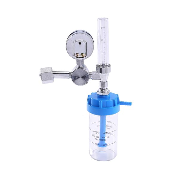 Syremätare .YX11A Bojtyp Syreinhalator Mätare Tryckreduceringsventil Tryckregulator G5/ Silver