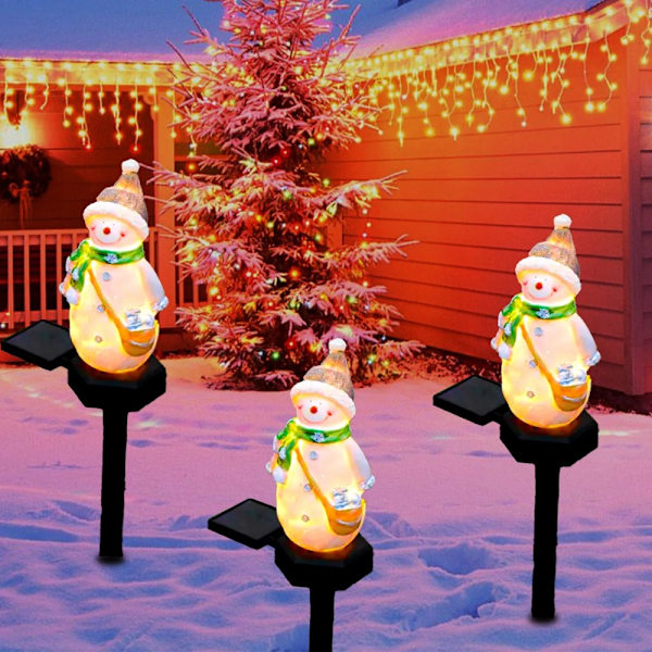 Solcellelampe SNØMANN Snowman Snowman