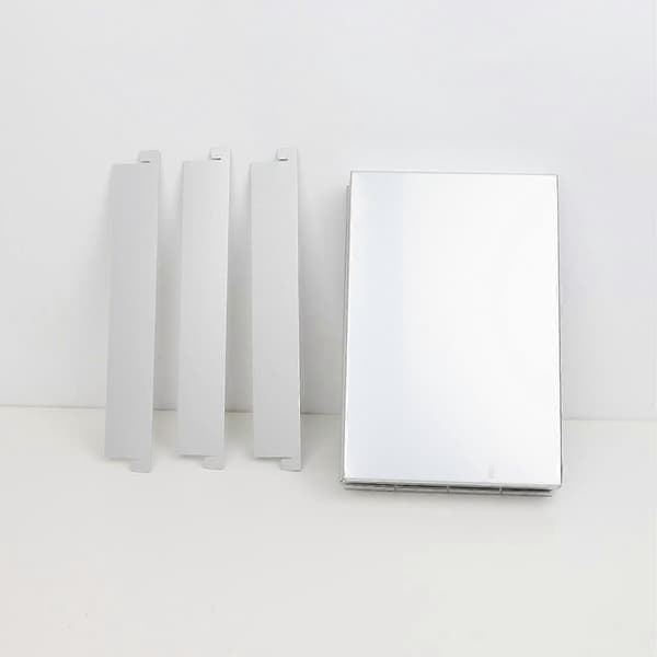 Battenberg kakeform, kommersiell vekt anodisert aluminium, sølv A Silver