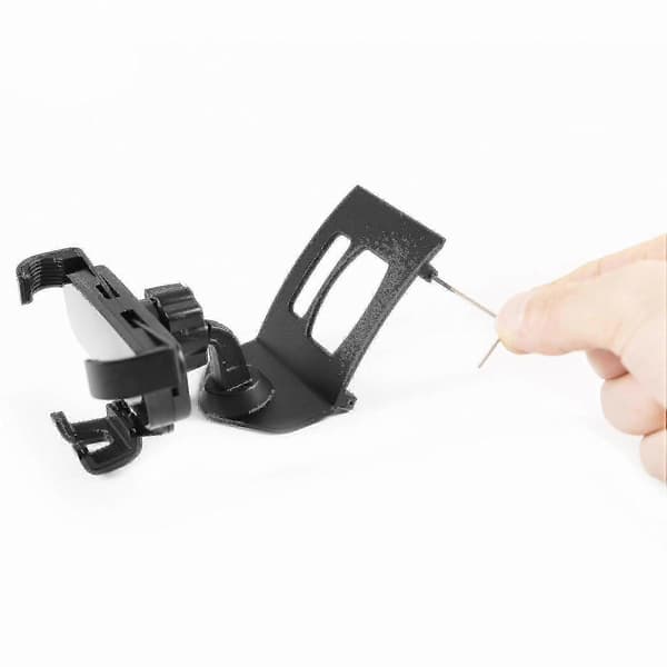 Til X3/x4 2011-2016 Mobiltelefonholder i aluminiumslegering til bilens midterkonsol, tilbehør, sort black