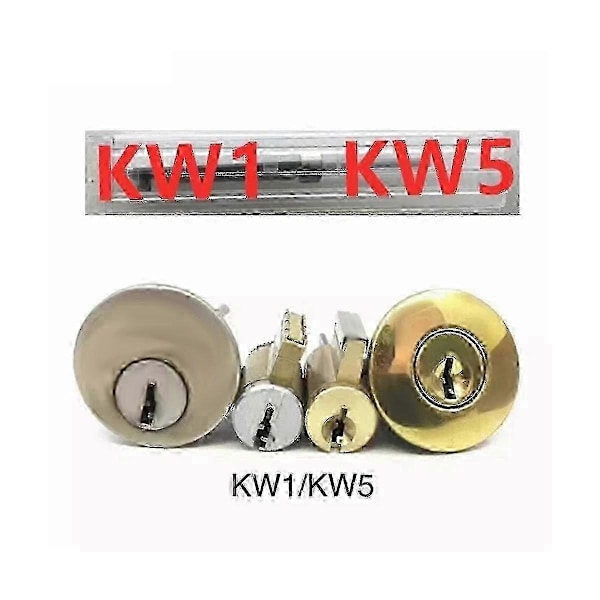 Låssmed Lishi 2 i 1 Verktyg KW5 för Dörr Civil Låsöppnare Handverktyg Professionell Låssmed Hand T
