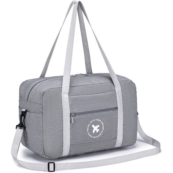 Ryanair Kabine Taske 40x20x25 Rejs Taske Foldbar Under Sæde Taske Vandafvisende Weekend Taske Let Håndbagage grey