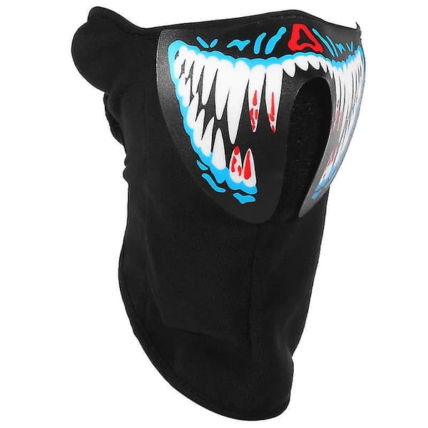 1 stk LED-oplyst maske, CJY