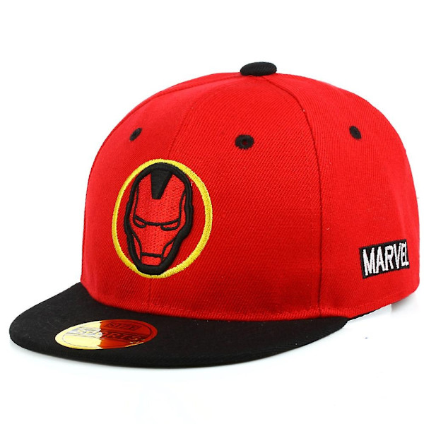 Barn Baseball Caps Marvel Iron Man Hip Hop Hat - WELLNGS Red