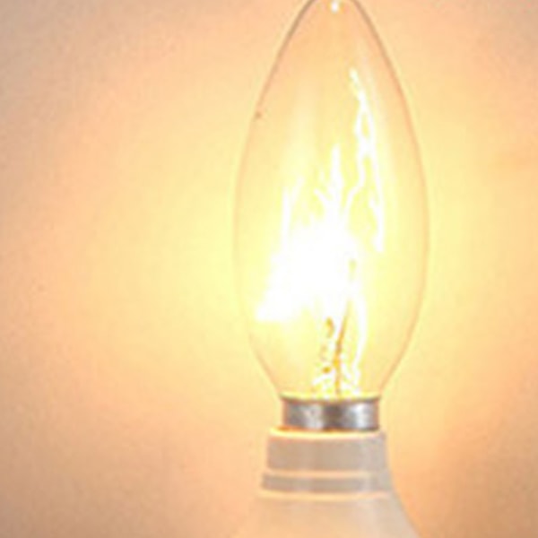 12x Lys Kilde 40W E14 Transparent Varmt Gult Lys Klassisk Pære Stol
