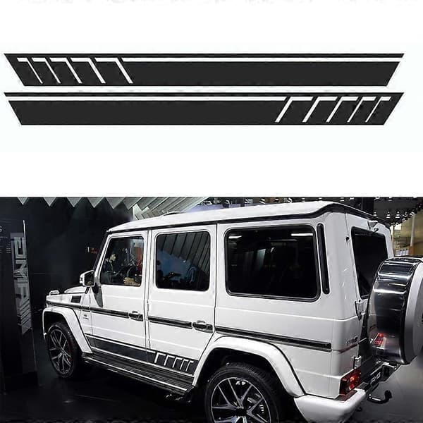 Bil Side Sticker Stribe Sticker til G55 G63 W463 G Klasse Black