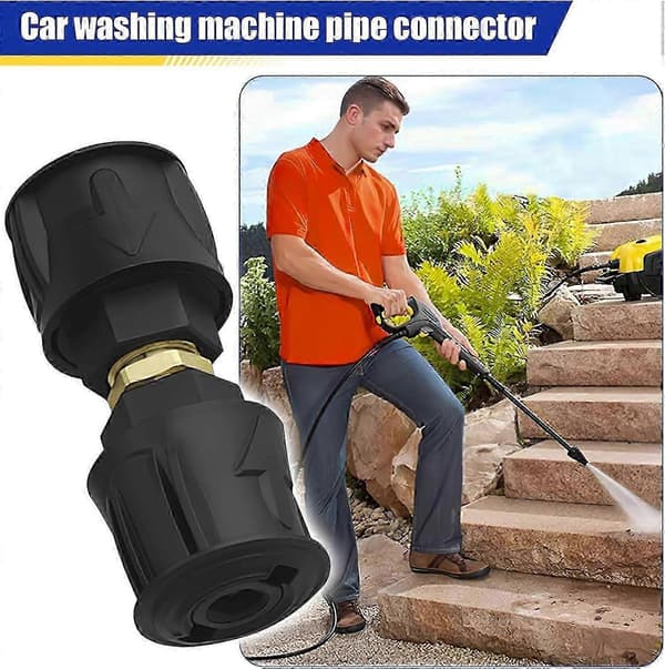 2-pack Pressure Washer Quick Connect M22 Adapter for Kärcher Hose 4000 PSI for K2-K7 Models candy
