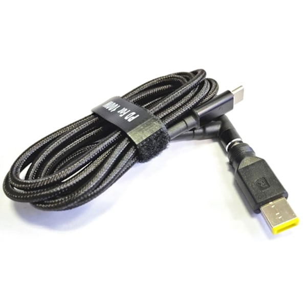 100W Typ-C till Rund Port Laptop Adapter Kontakt DC Strömförsörjning Adapter Laptop PD Snabbladdning Laddningsadapter