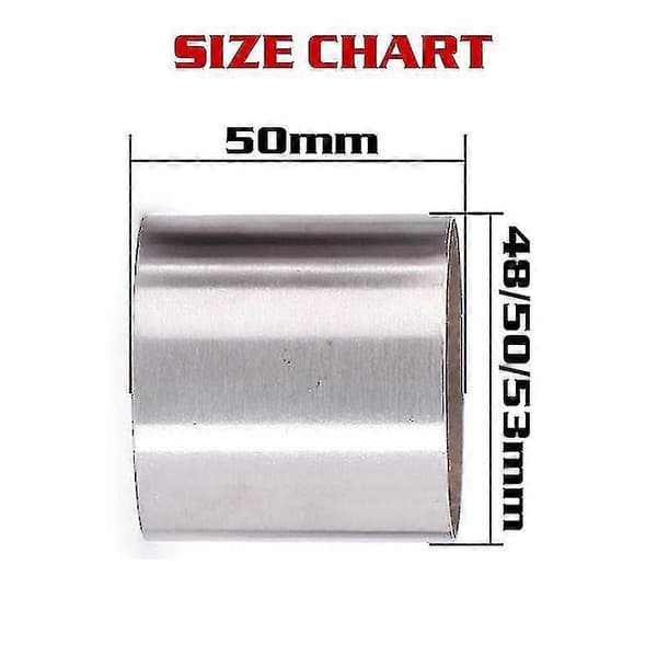 48mm 50mm 53mm Motorcykel Udstødningslyddæmper Katalysator DB Killer Lyddæmper Støj Eliminator til AKR [DB] 50mm