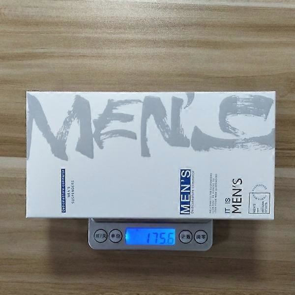 Sterke bukseseler for menn, 3,5 cm brede ElastStraps med roterende kroker, perfekt for jeans