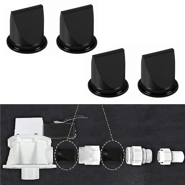 4-paknings lufteventilsett for Sealand for Dometic lufteventilsett 1-1/2\" sett for Vacuflush 385310076 erstatningstilbehør