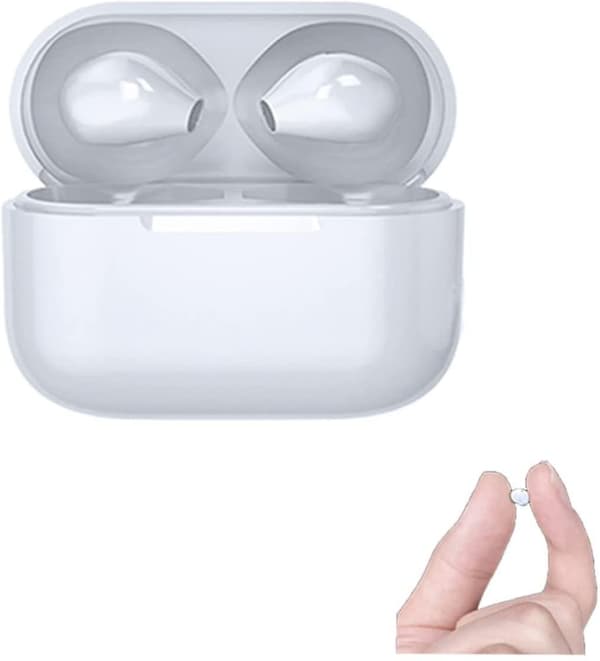 Usynlige øretelefoner Mini skjult Bluetooth-headset Skjulte mini trådløse øretelefoner Usynlige