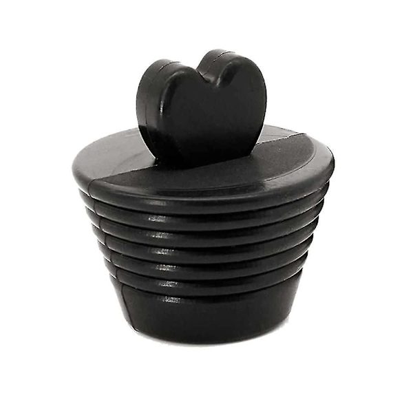 2 stk. Universal Badekarsprop Badekar Vask Afløb Badekar Afløbsprop Sort Prop