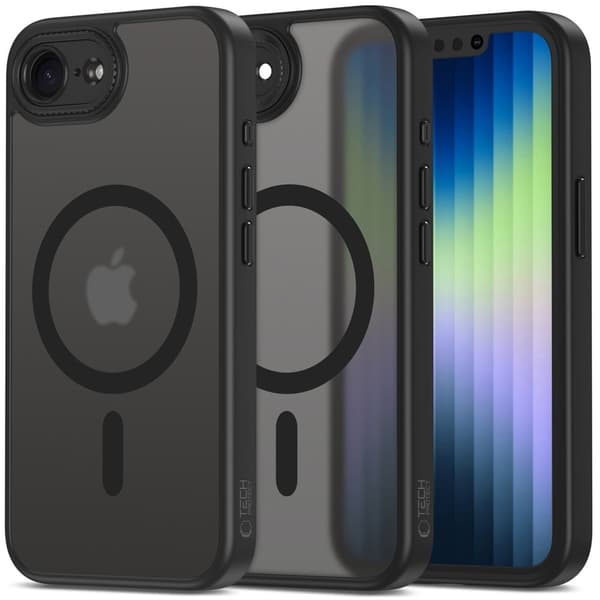 Tech-Protect iPhone 16e -kotelo MagSafe MagCam Mattamusta 70
