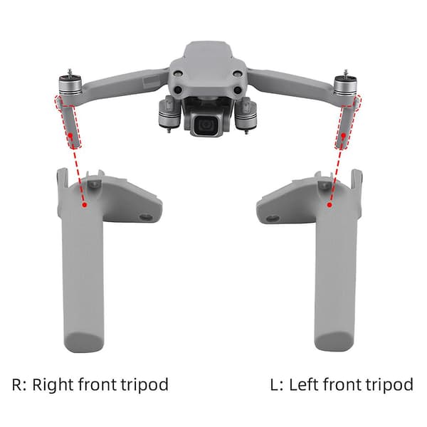 Til DJI-Mavic AIR 2S Erstatning Venstre Højre Forreste Reparationsdele Right front tripod