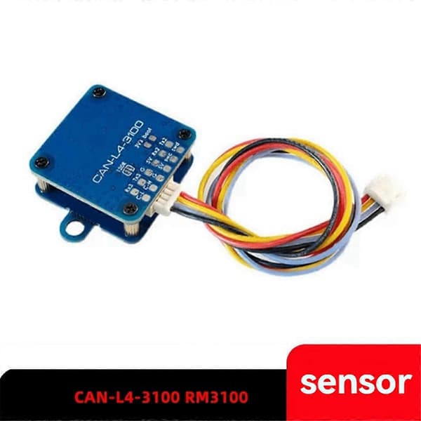 CAN-L4-3100 Magnetometer RM3100 GPS Geomagnetic Sensor High Resolution Low Power Consumption Model Aircraft Drone CJY Blue