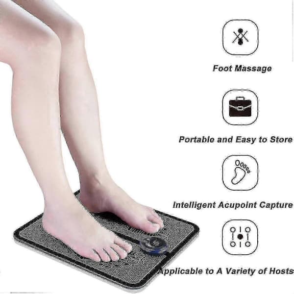 Fodmassager til neuropati-lindring - 8 tilstande og 19 niveauer helkropsmassager med varmeterapi