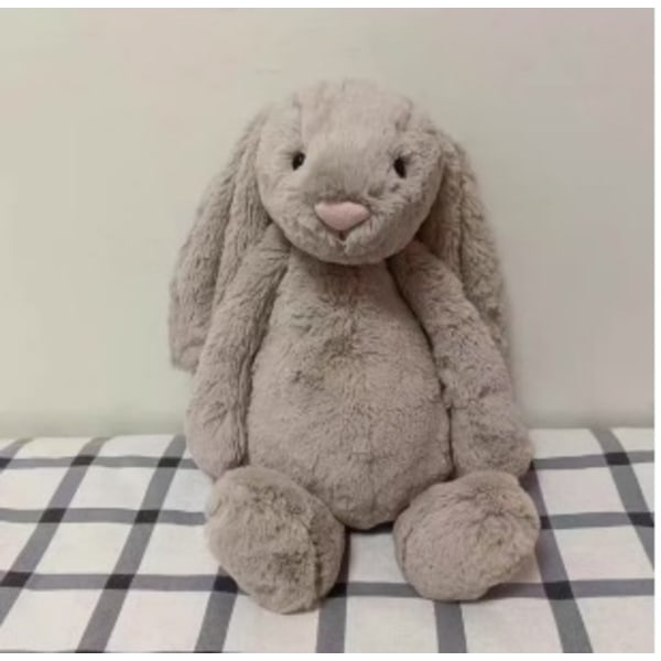 Alkuperäinen Jellycat iso Bonnie-kani nukke söpö kaninukke lapsille vauvan rauhoittava pehmolelu lahja Pinkki Kani Pink Bunny 36CM