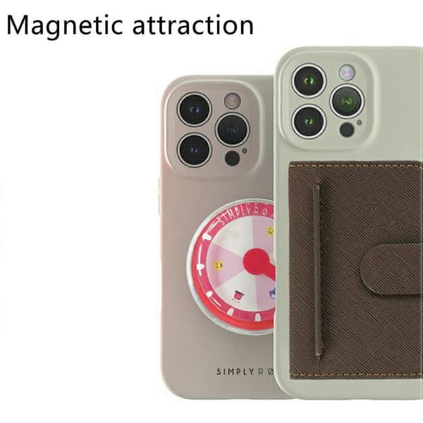 SIMPLY ROAR Flytende silikondeksel til iPhone 14 Pro, kompatibelt med MagSafe - Grønn Multicolor Grey