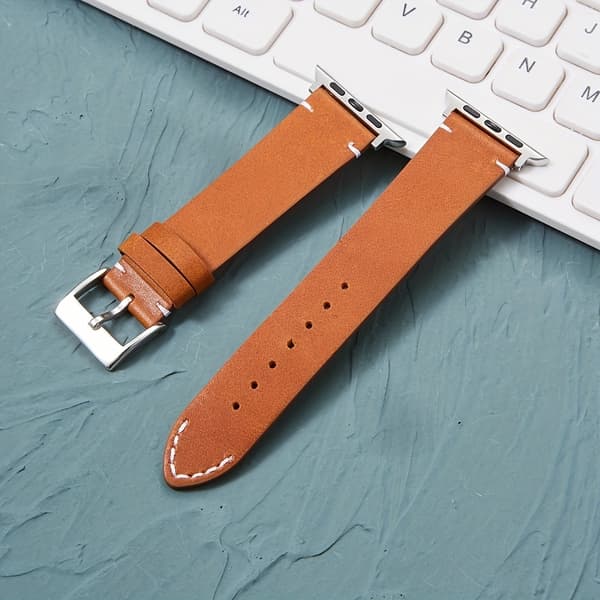 Ægte læderrem, Apple Watch, flere størrelser language 38\/40\/41\/S10-42MM
