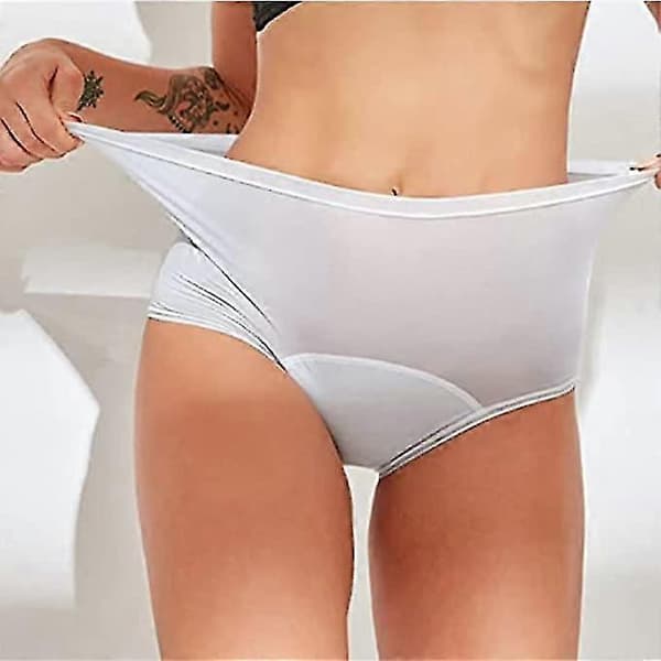 Läcksäkra trosor med hög midja för kvinnor - Everdries underkläder 6 Pcs 3X-Large
