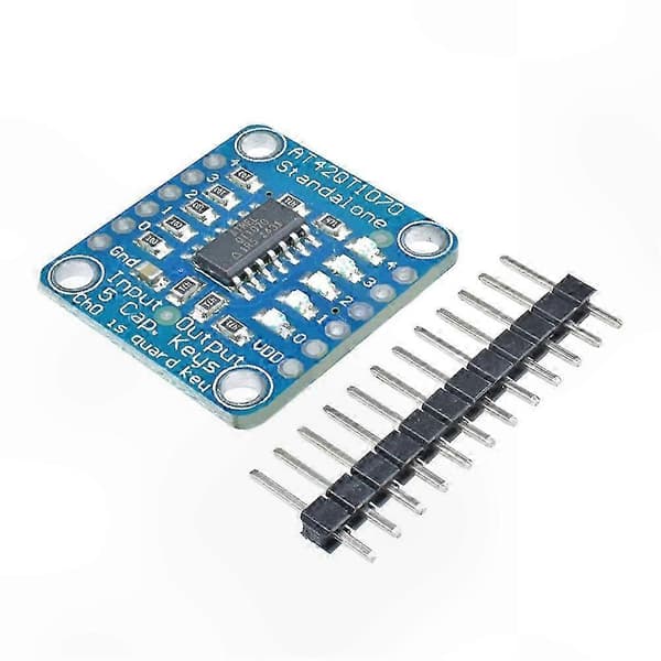 5-tast kapacitiv berøringssensormodul DIY elektronisk indikator til flere kapacitive sensorapplikationer