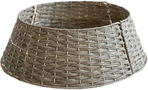 Christmas Tree Collar Christmas Tree Basket Woven Rustic Christmas Tree Collar For Christmas Tree DecorationsCJY