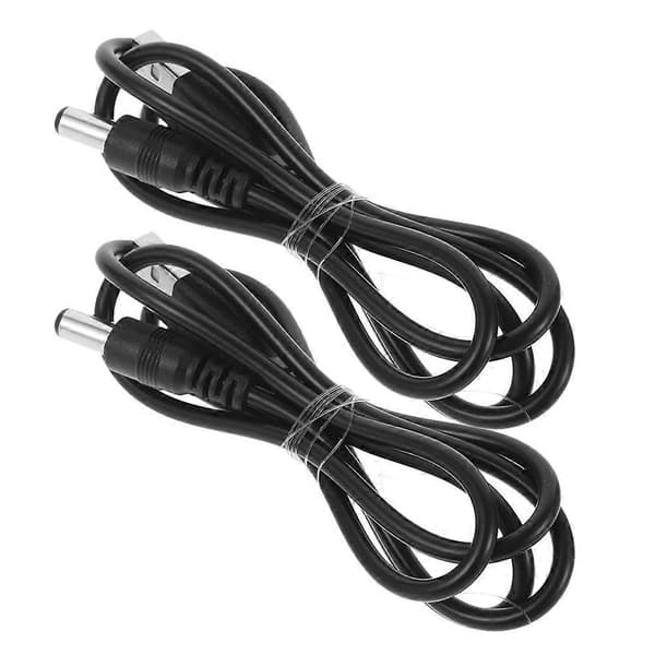 Plastic Charging Cable USB Cord for Smart Trash Can Wide Compatibility Automatic Trash Can Power Supply 2-pack CJY Black Black 80.00X1.50X0.60CM