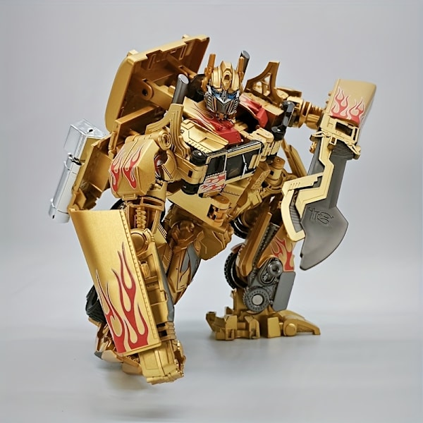 1 pc. Optimus Prime Transformable RobotmCJY Golden Car