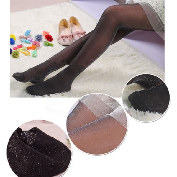 Dam Glänsande Tights Glitter Party Strumpbyxor Mode *&