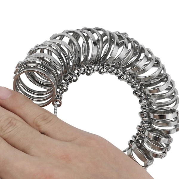 0-13 Ringmätare Mätverktyg Set Metall Ringmätare Metall Ringmått Fingermätare & Ringdorn